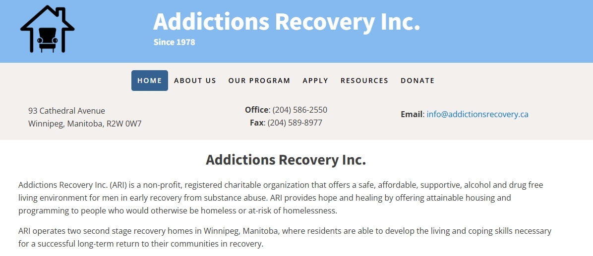 Addictions Recovery Inc.