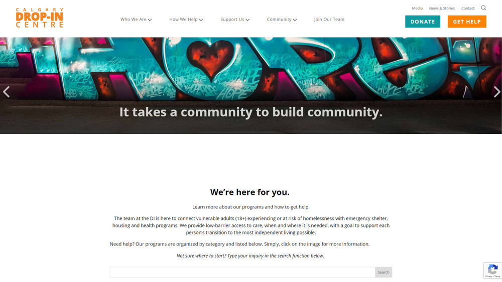 Calgary Drop-In – Recovery Transition Program