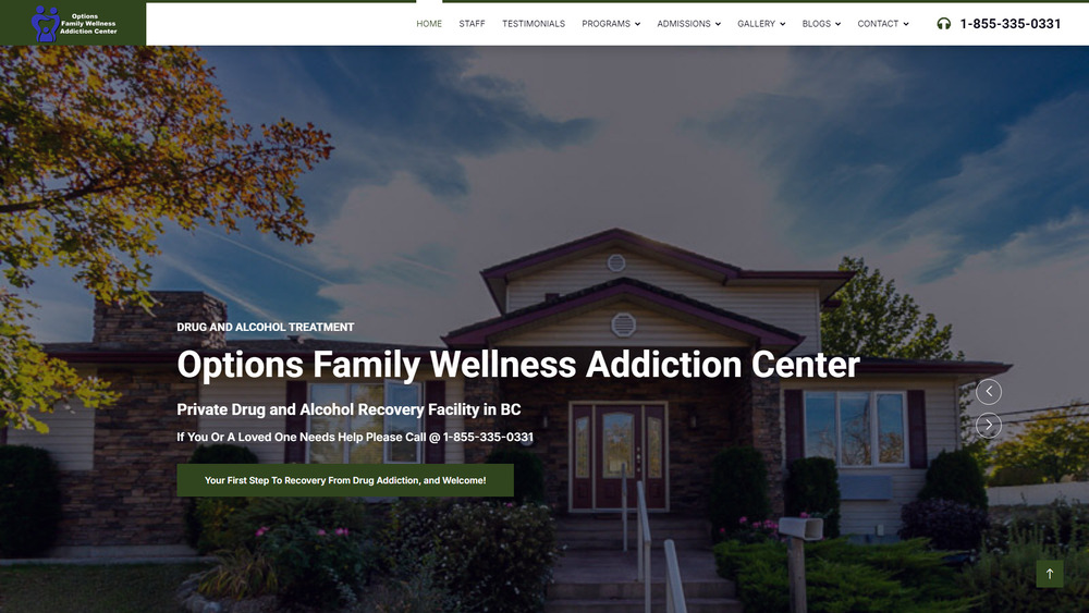 Options Okanagan Treatment Center