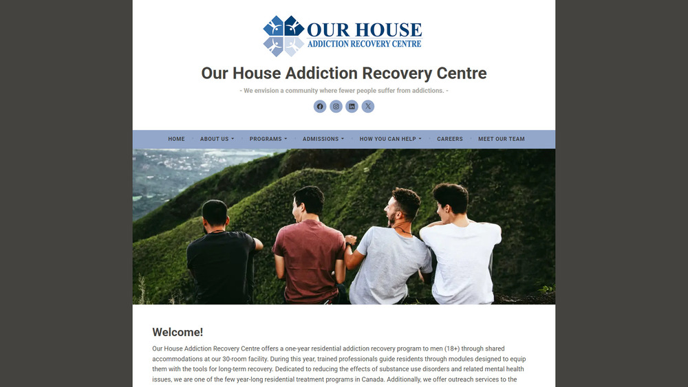 Our House Addiction Recovery Centre (Men)
