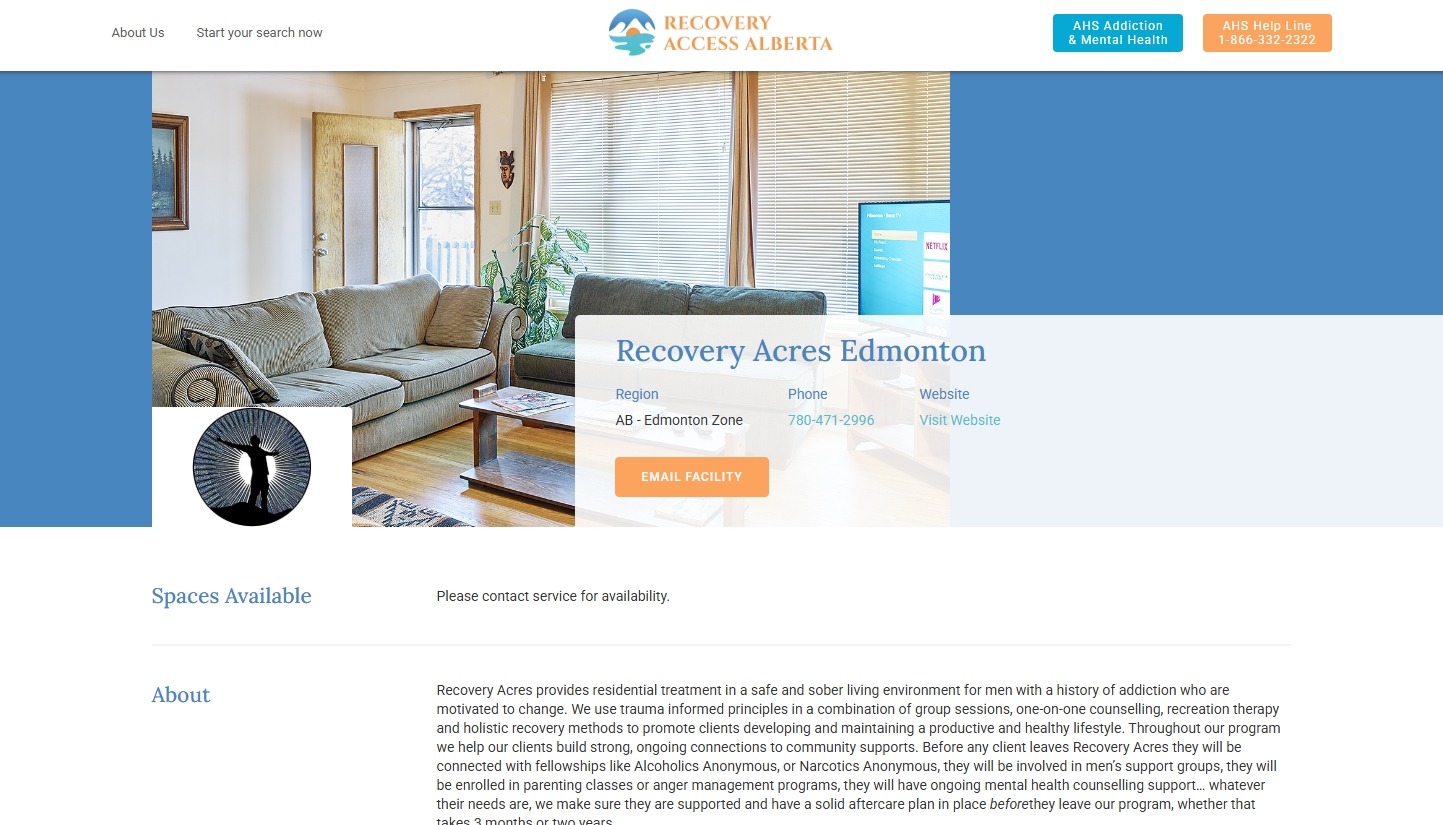 Recovery Acres Edmonton Society (RAES)