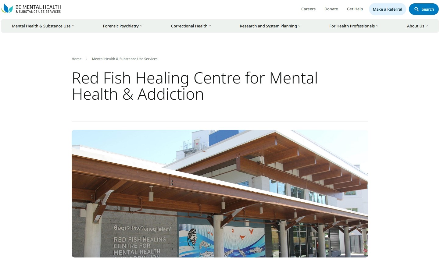 Red Fish Healing Centre for Mental Health and Addiction
