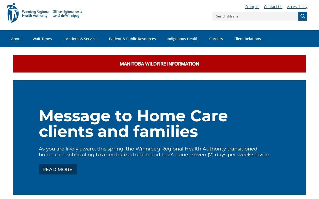 Winnipeg Regional Health Authority Addiction Services