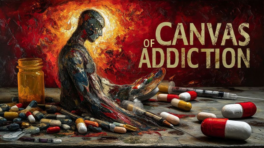 ⁣Canvas of Addiction: A Poetic Art of Struggle and Recovery