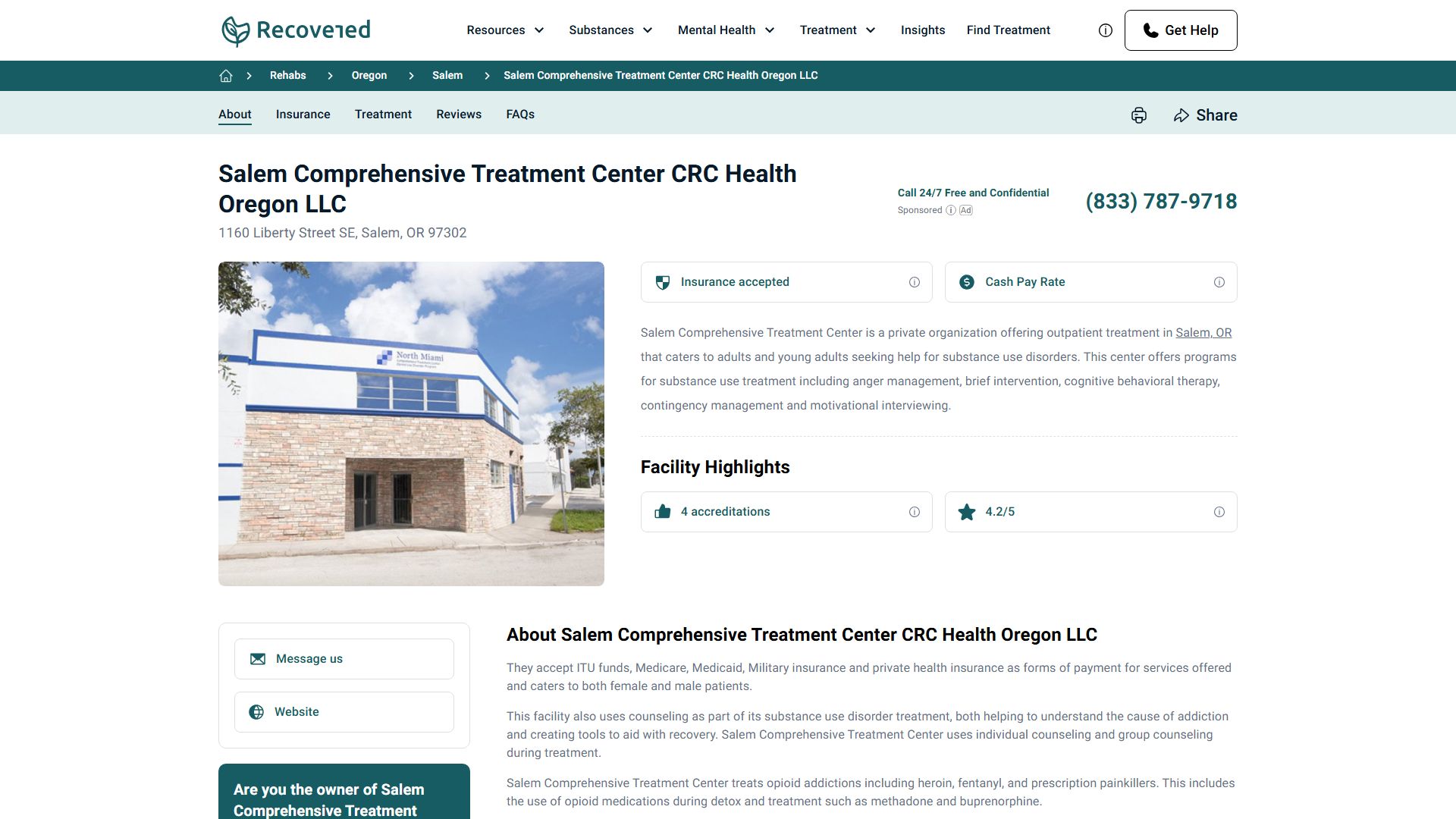 Salem Comprehensive Treatment Center