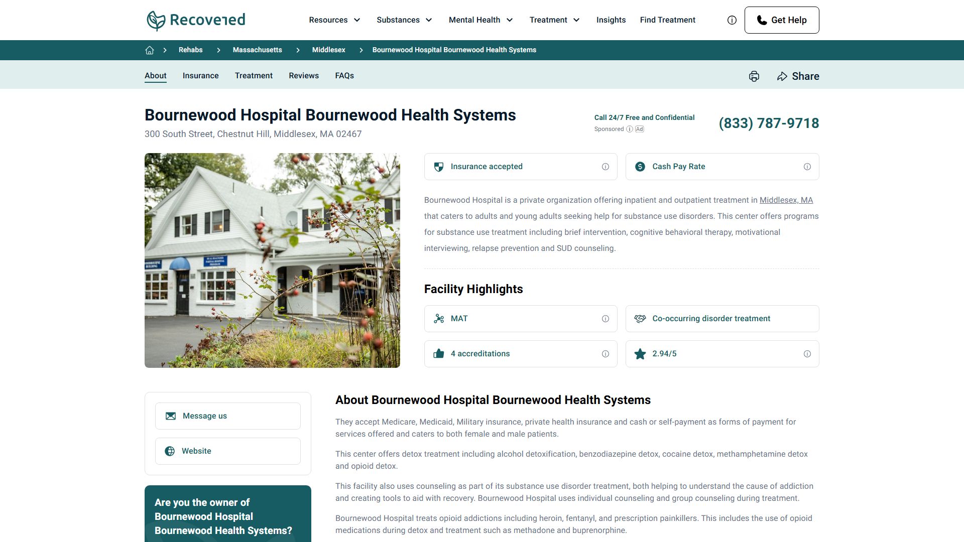 Bournewood Health Systems