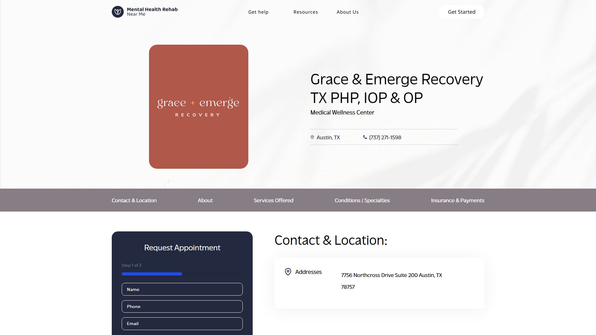 Grace & Emerge Recovery TX PHP, IOP & OP