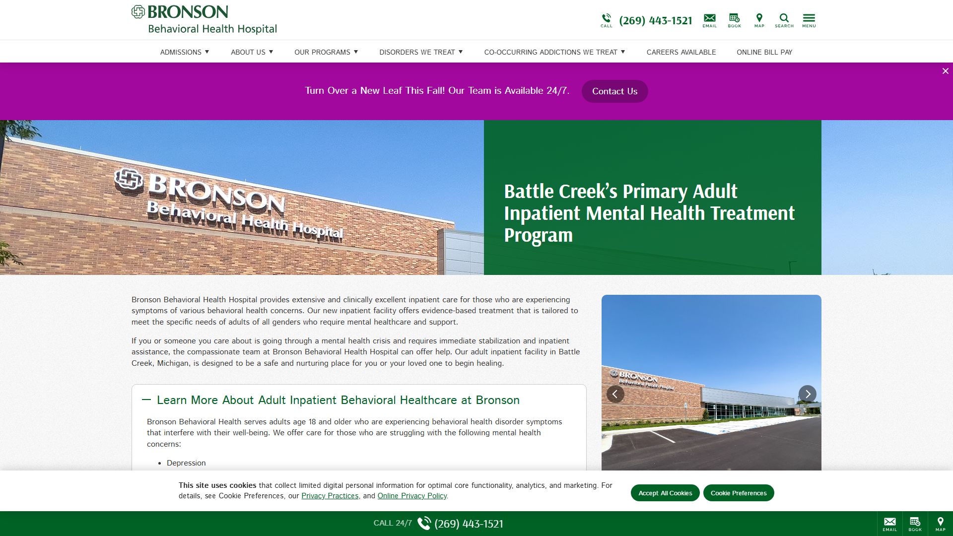 Adult Inpatient | Bronson Behavioral Health