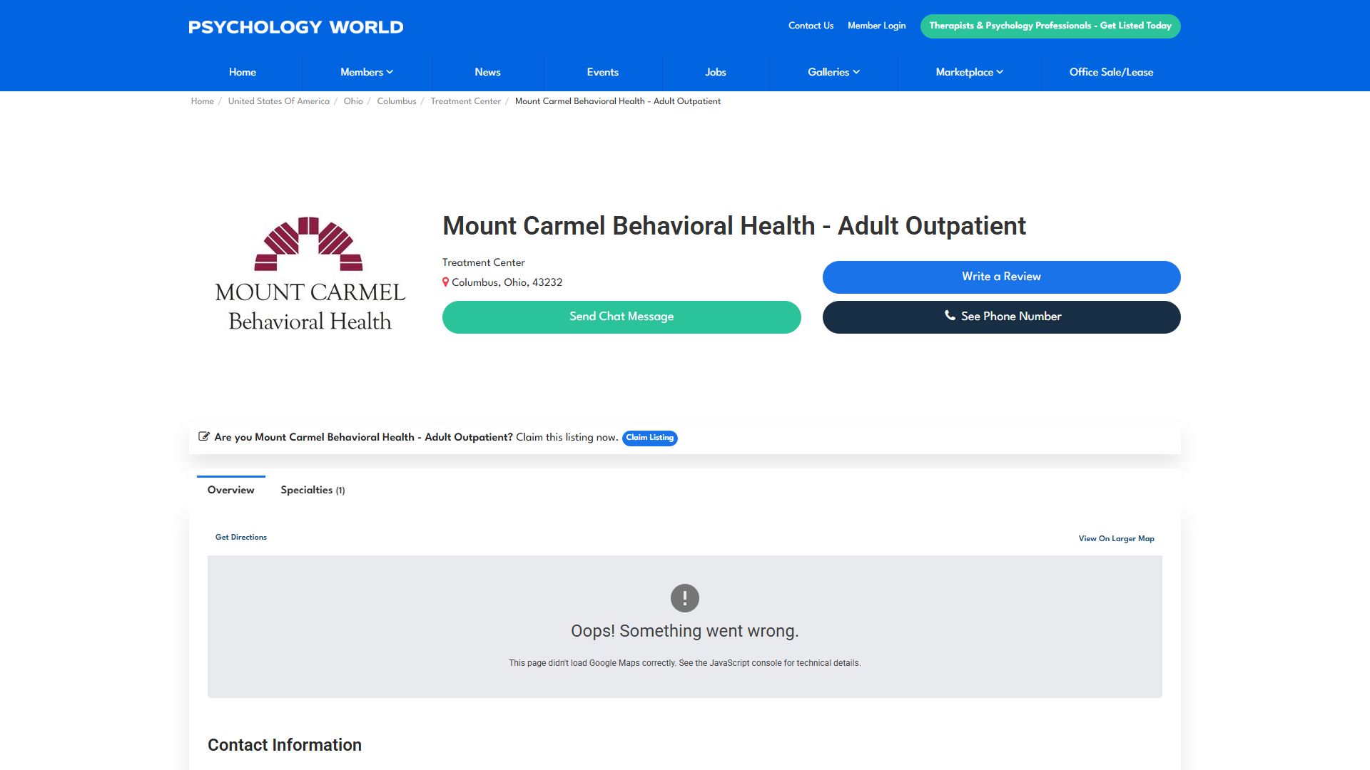 Mount Carmel Behavioral Health - Adult Outpatient