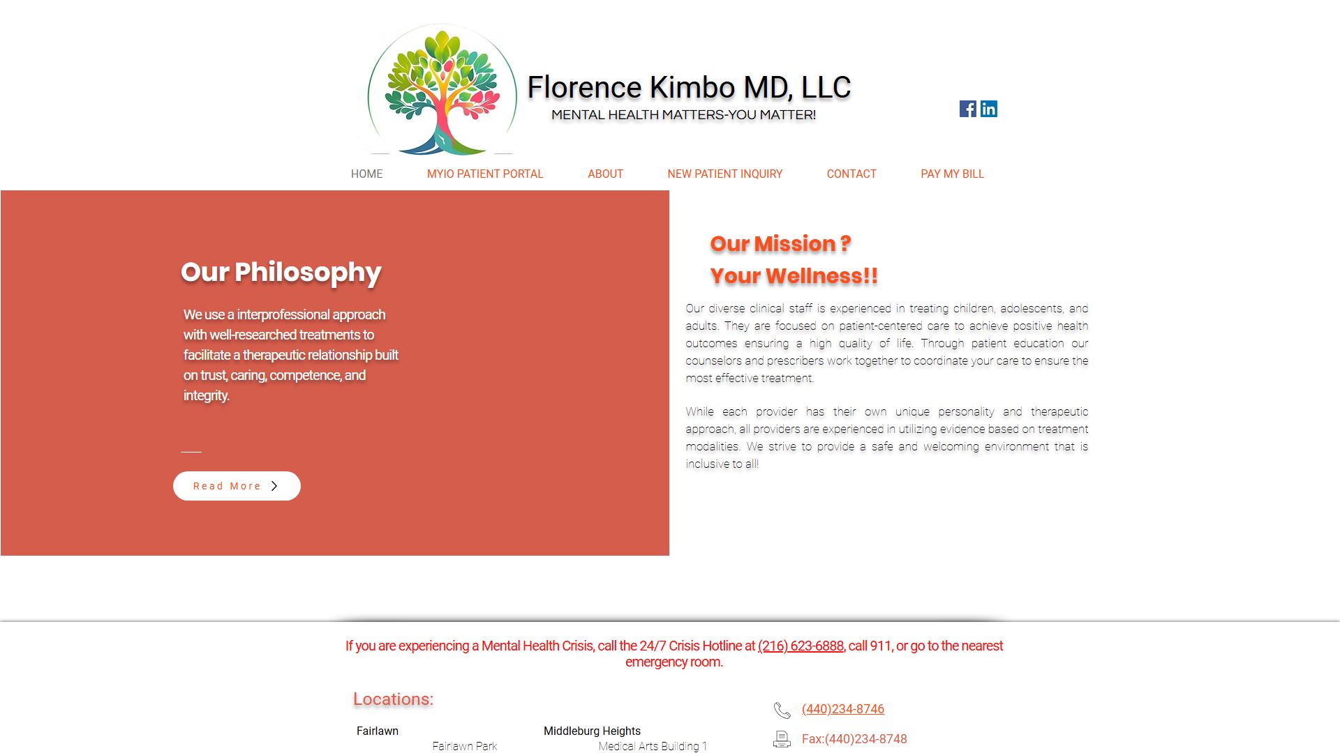 Florence Kimbo, MD, LLC Psychiatry and Counseling