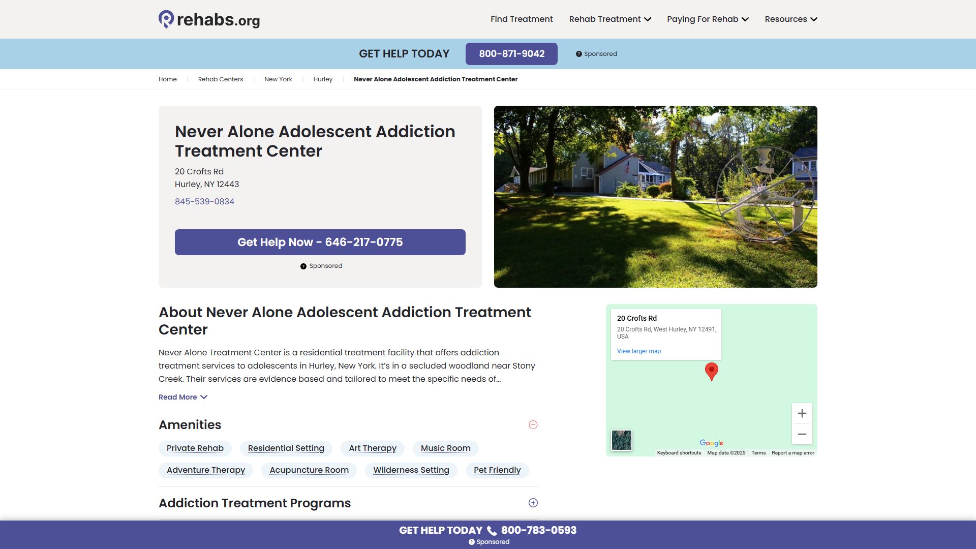 Never Alone: Adolescent Addiction Treatment Center