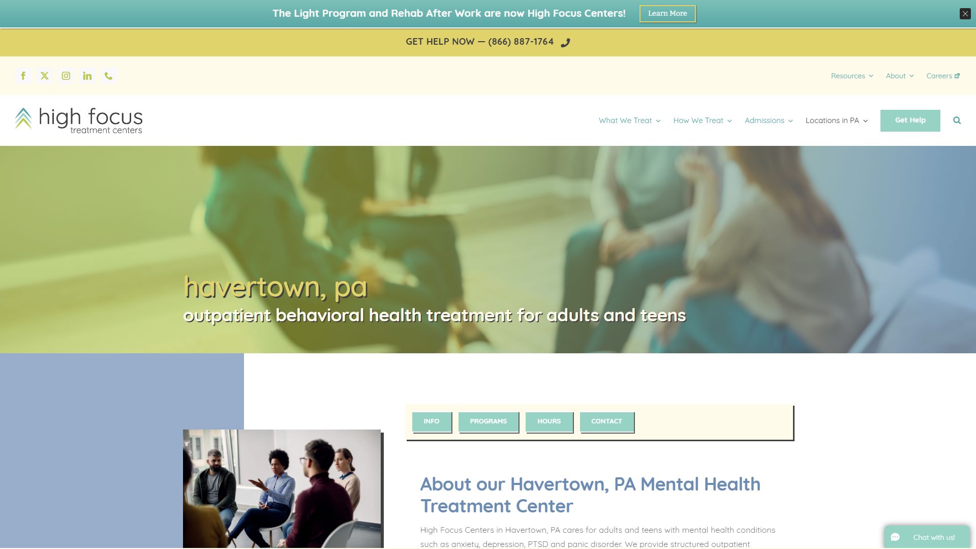 High Focus Centers - Havertown, PA