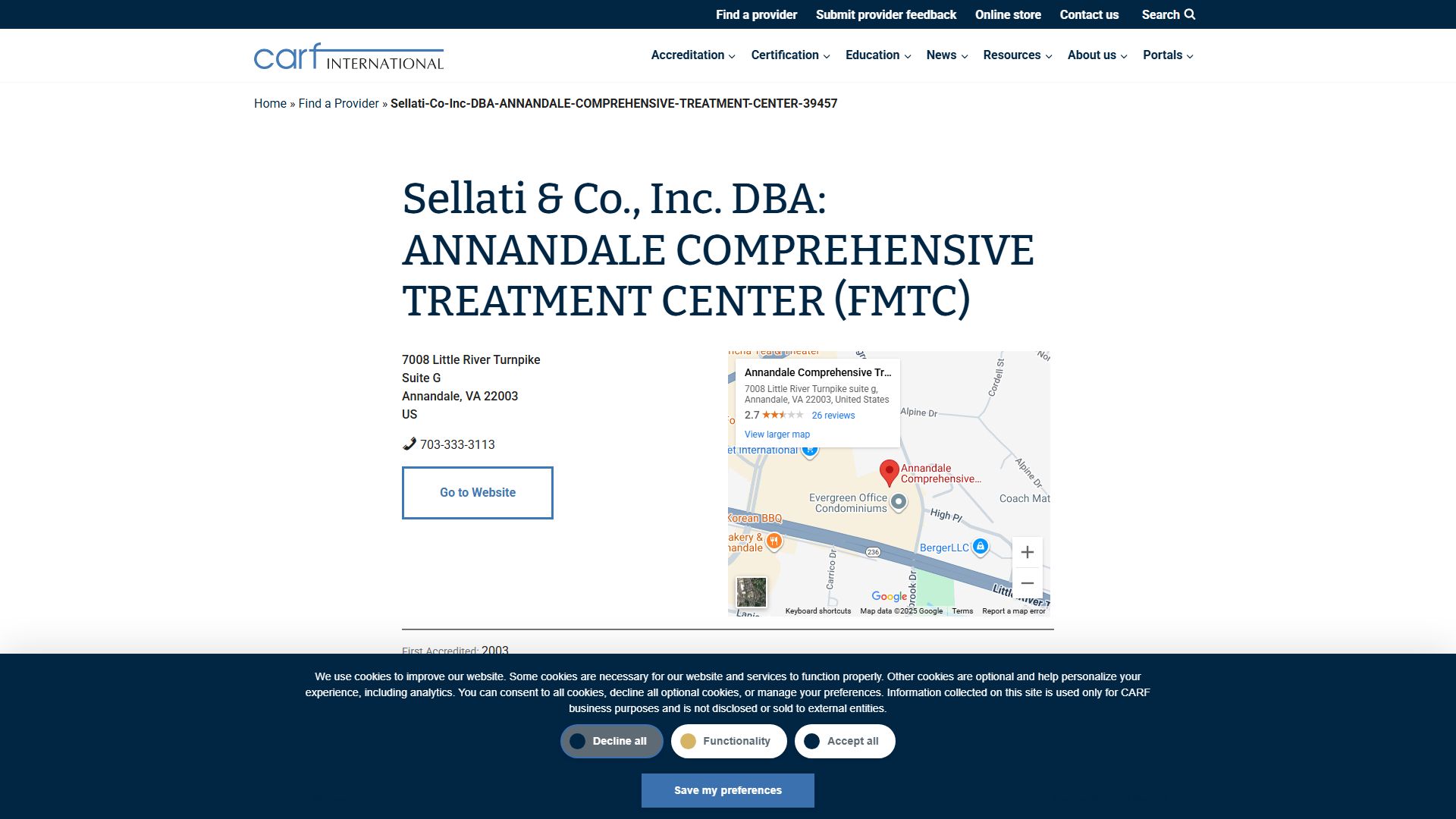 Annandale Comprehensive Treatment Center