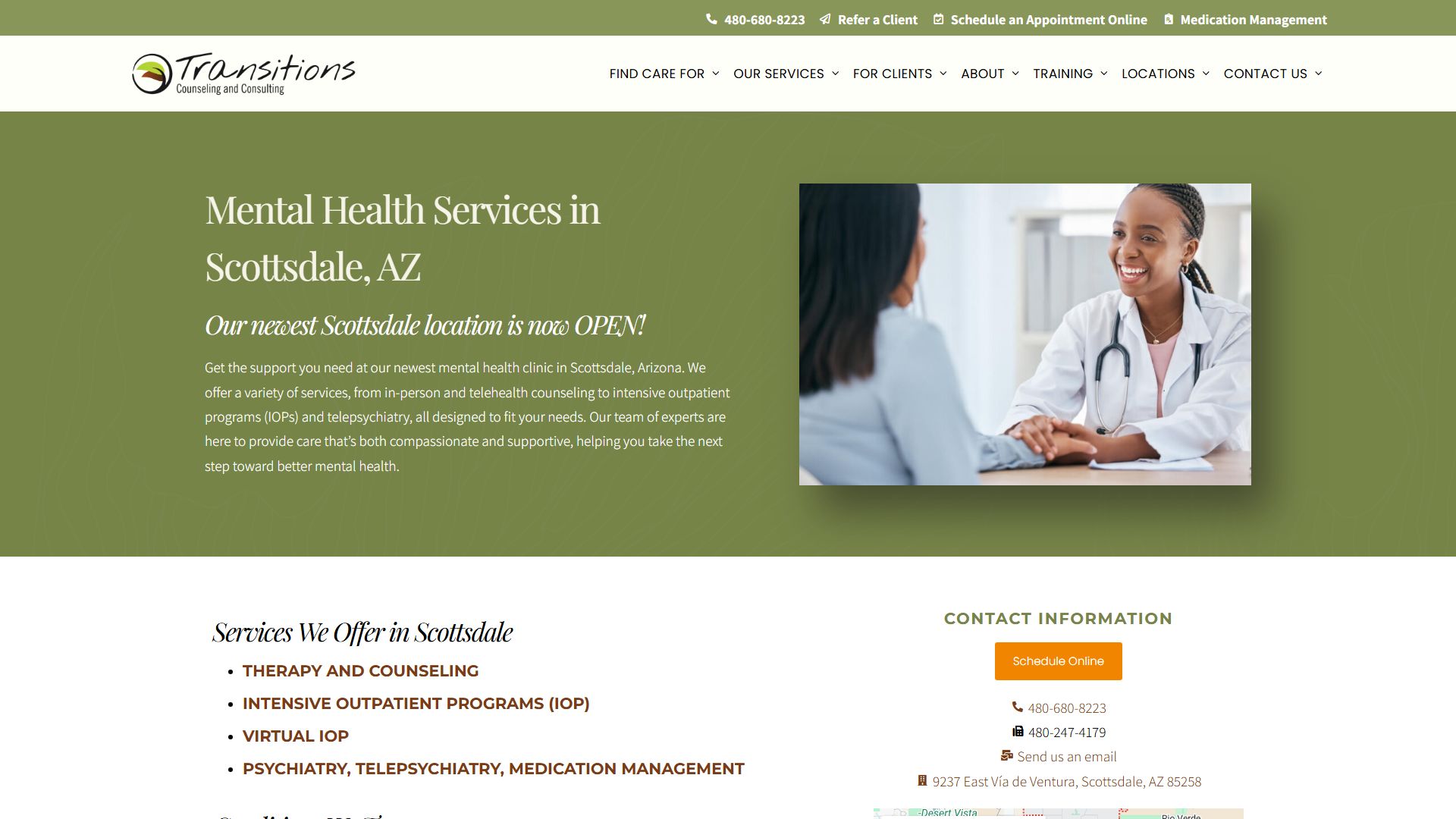 Transitions Counseling Scottsdale Arizona