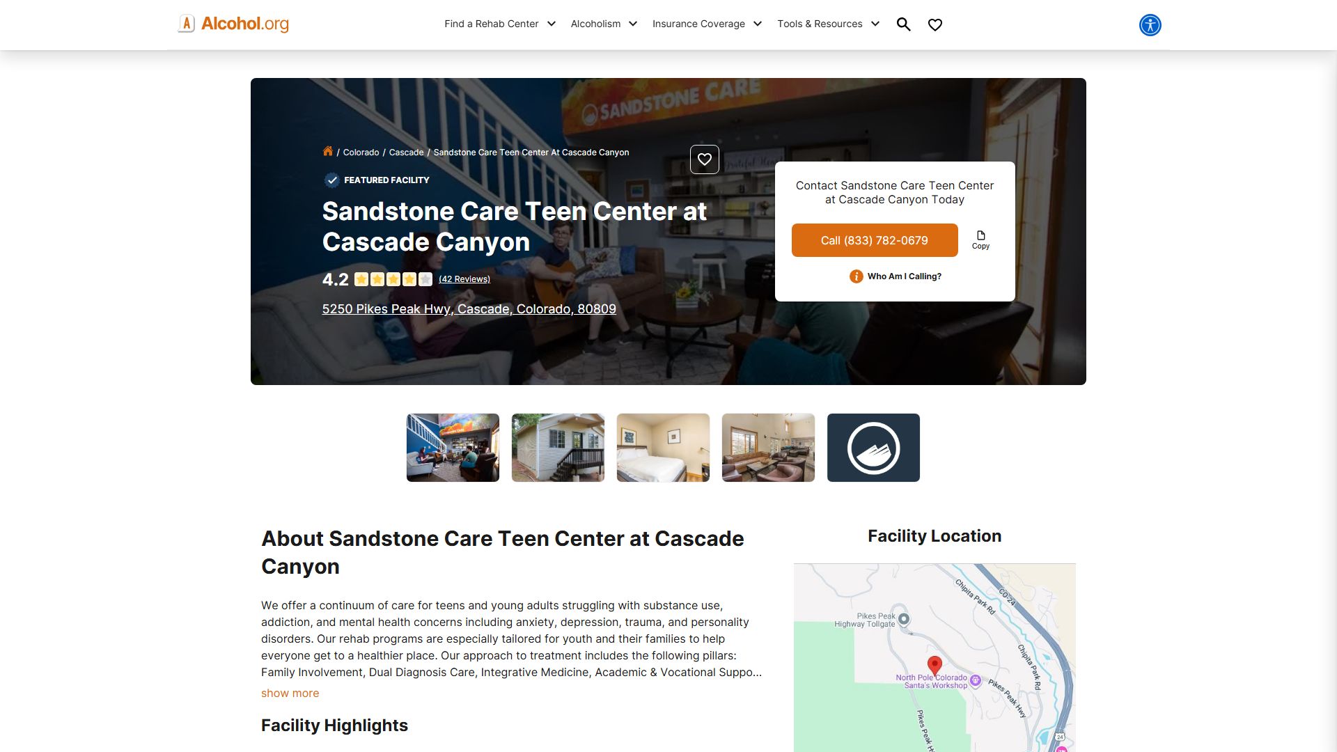 Sandstone Care Teen Residential Treatment Center
