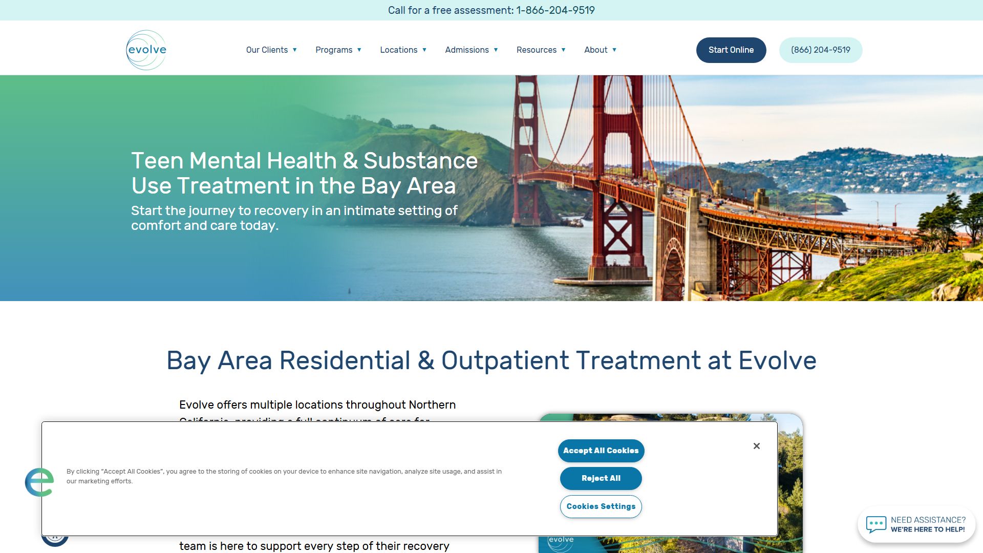 Evolve Bay Area Teen Treatment Center