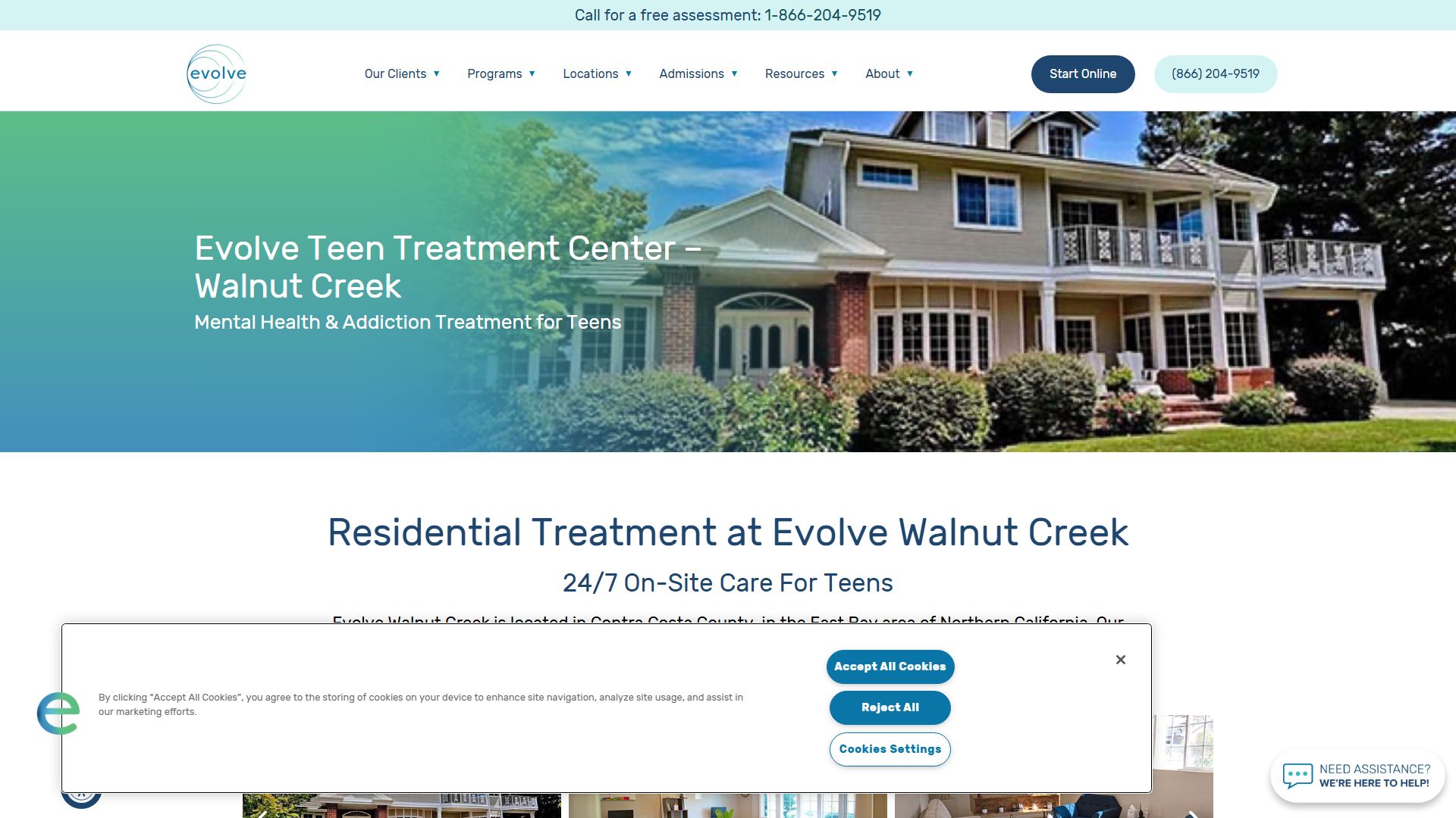 Teen Mental Health Treatment Center at Evolve