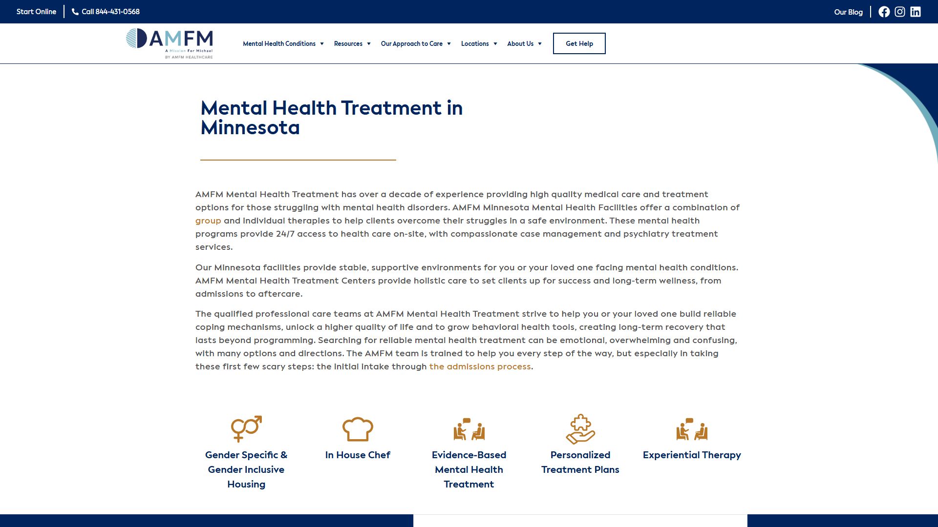 AMFM Mental Health Treatment