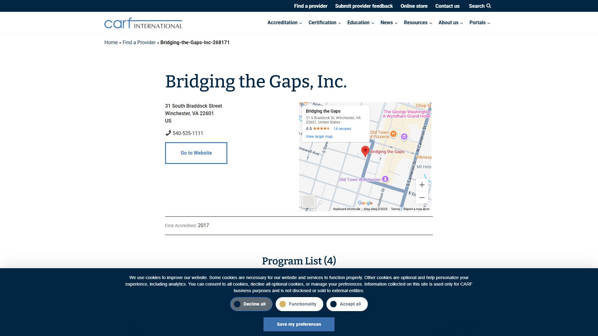 Bridging the Gaps Inc