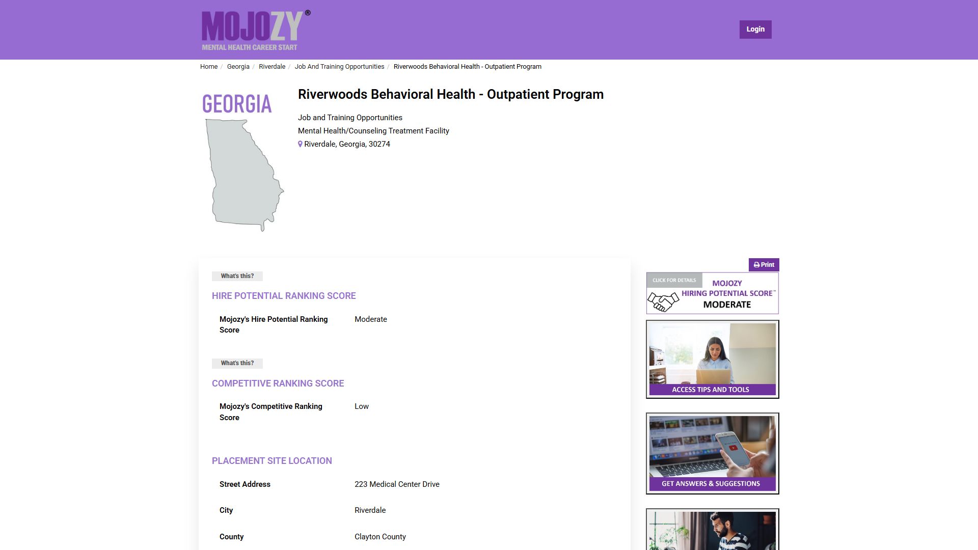 Riverwoods Behavioral Health - Outpatient Program