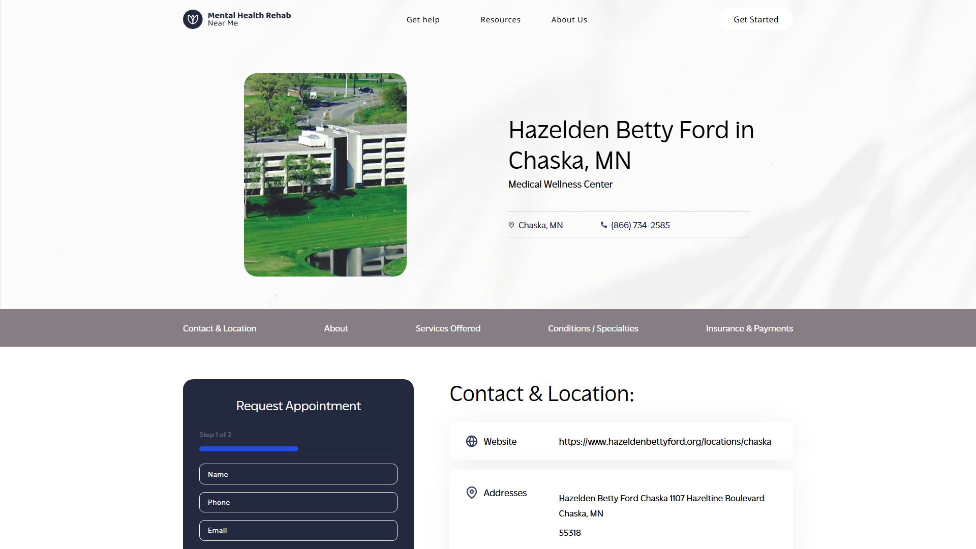 Hazelden Betty Ford in Chaska, MN
