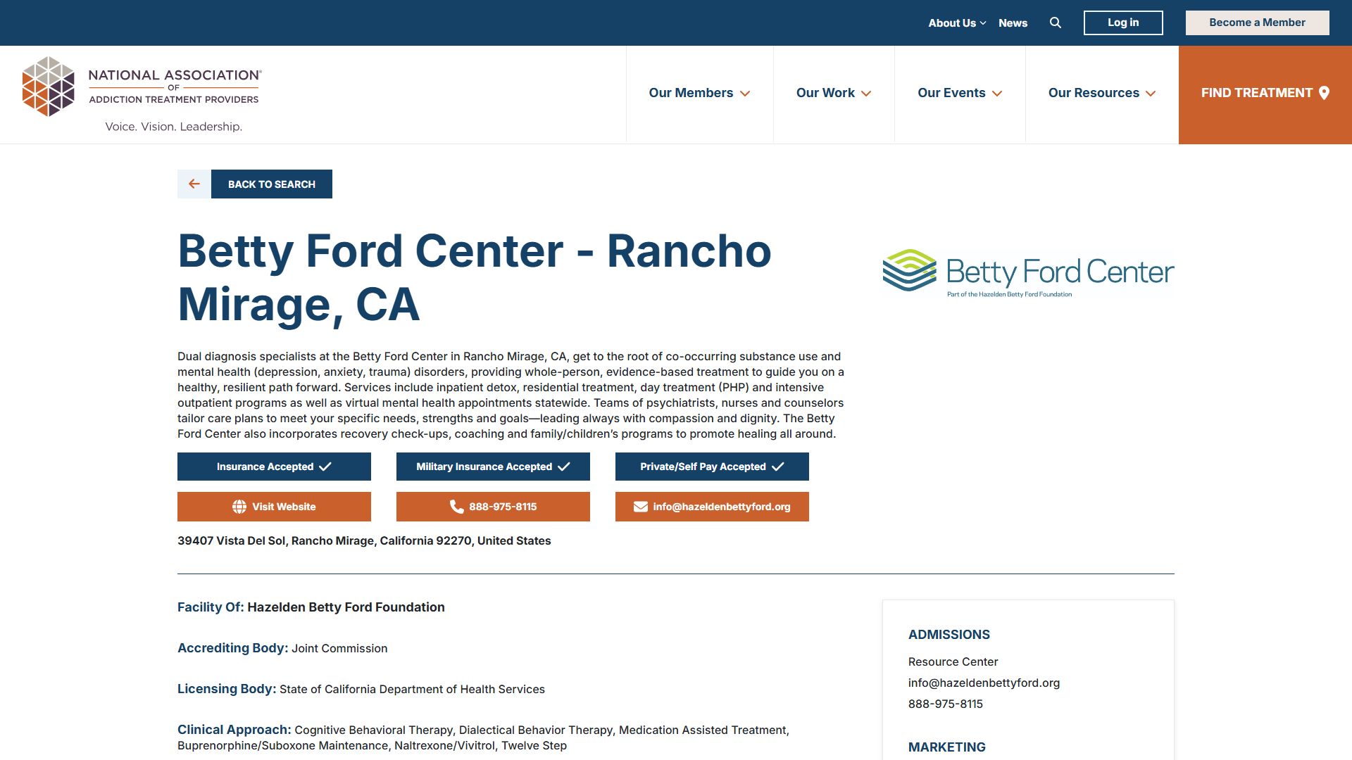 Betty Ford Center