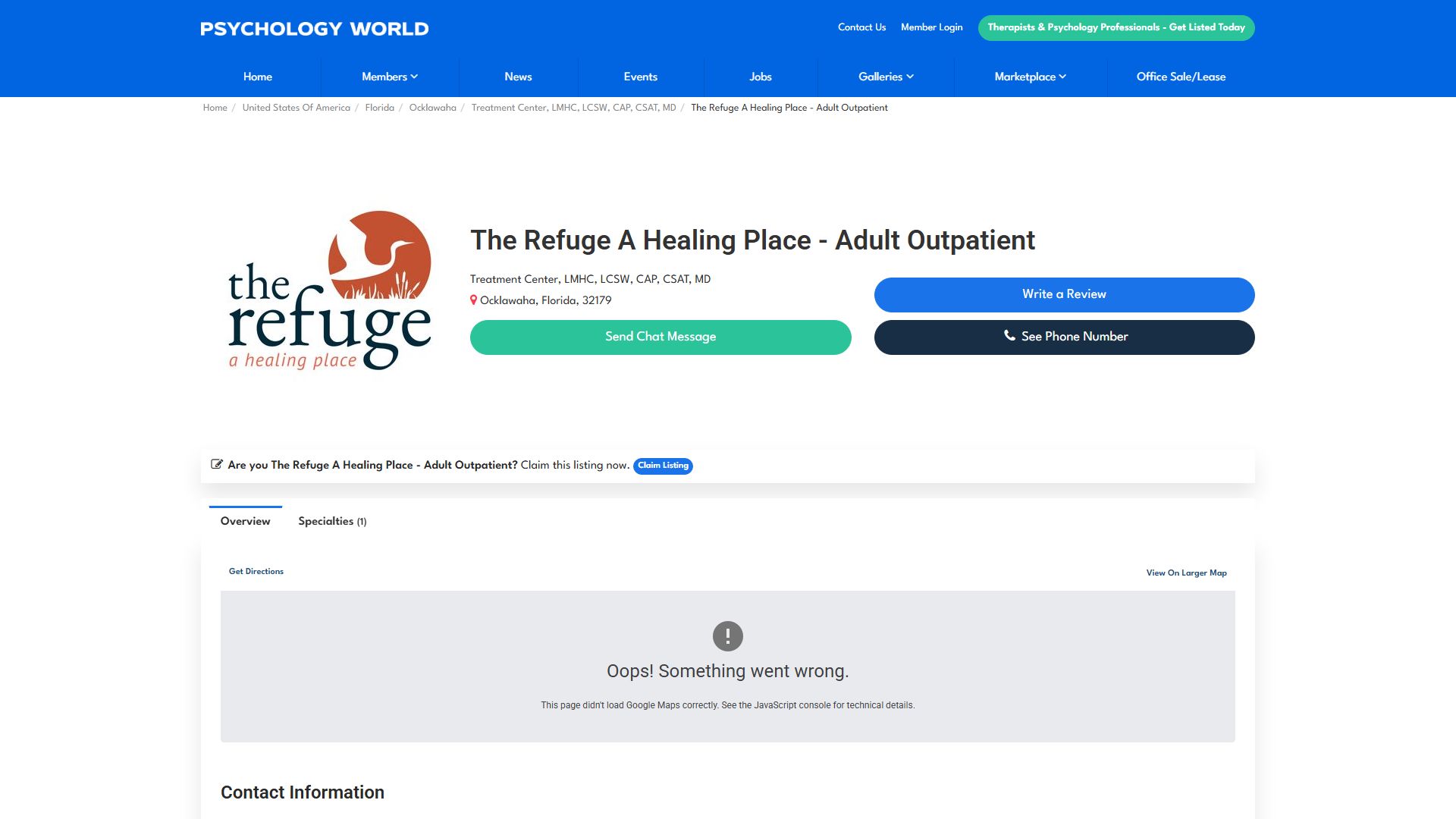 The Refuge A Healing Place - Adult Outpatient
