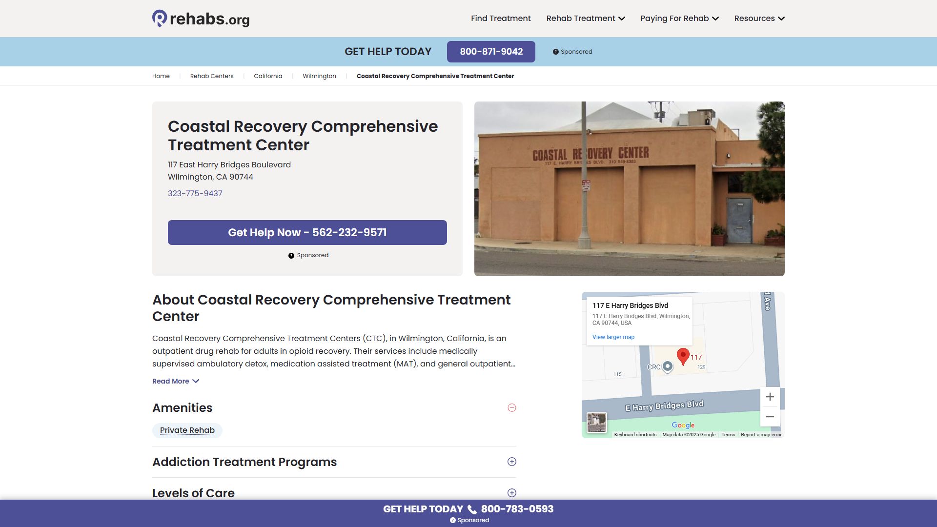 Coastal Recovery Comprehensive Treatment Center
