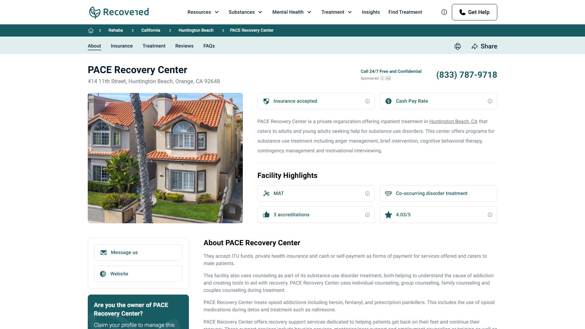 PACE Recovery Center