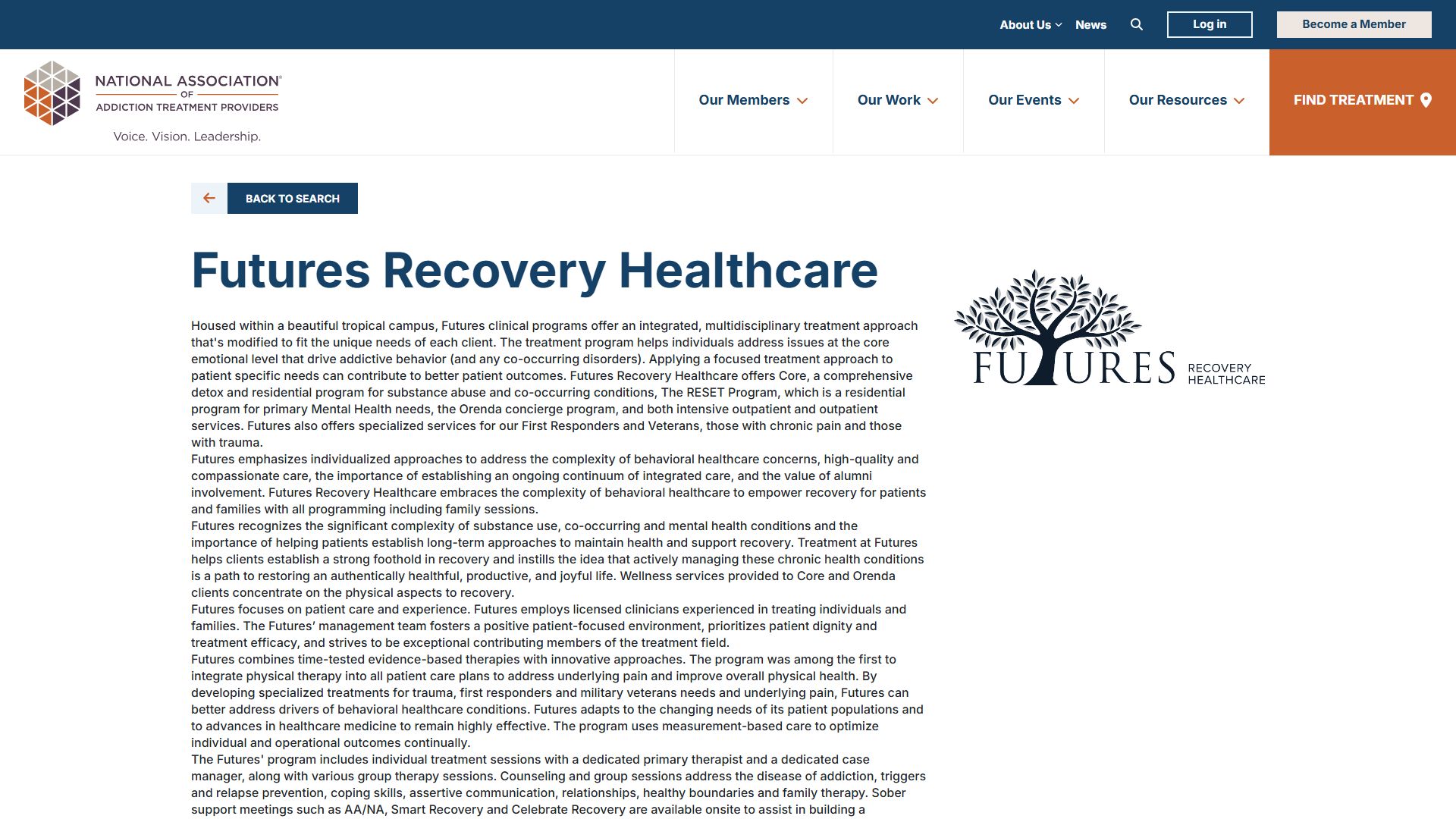 Futures Recovery Healthcare