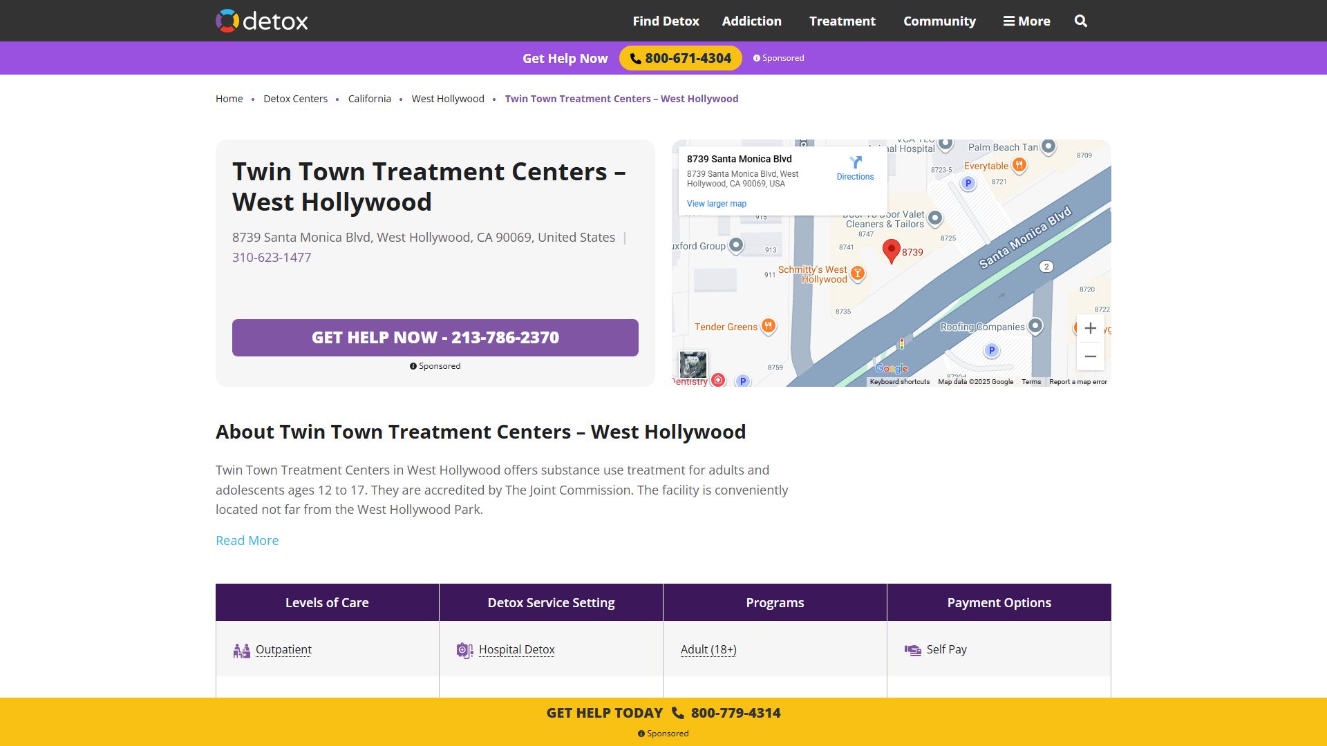 Twin Town Treatment Centers-West Hollywood