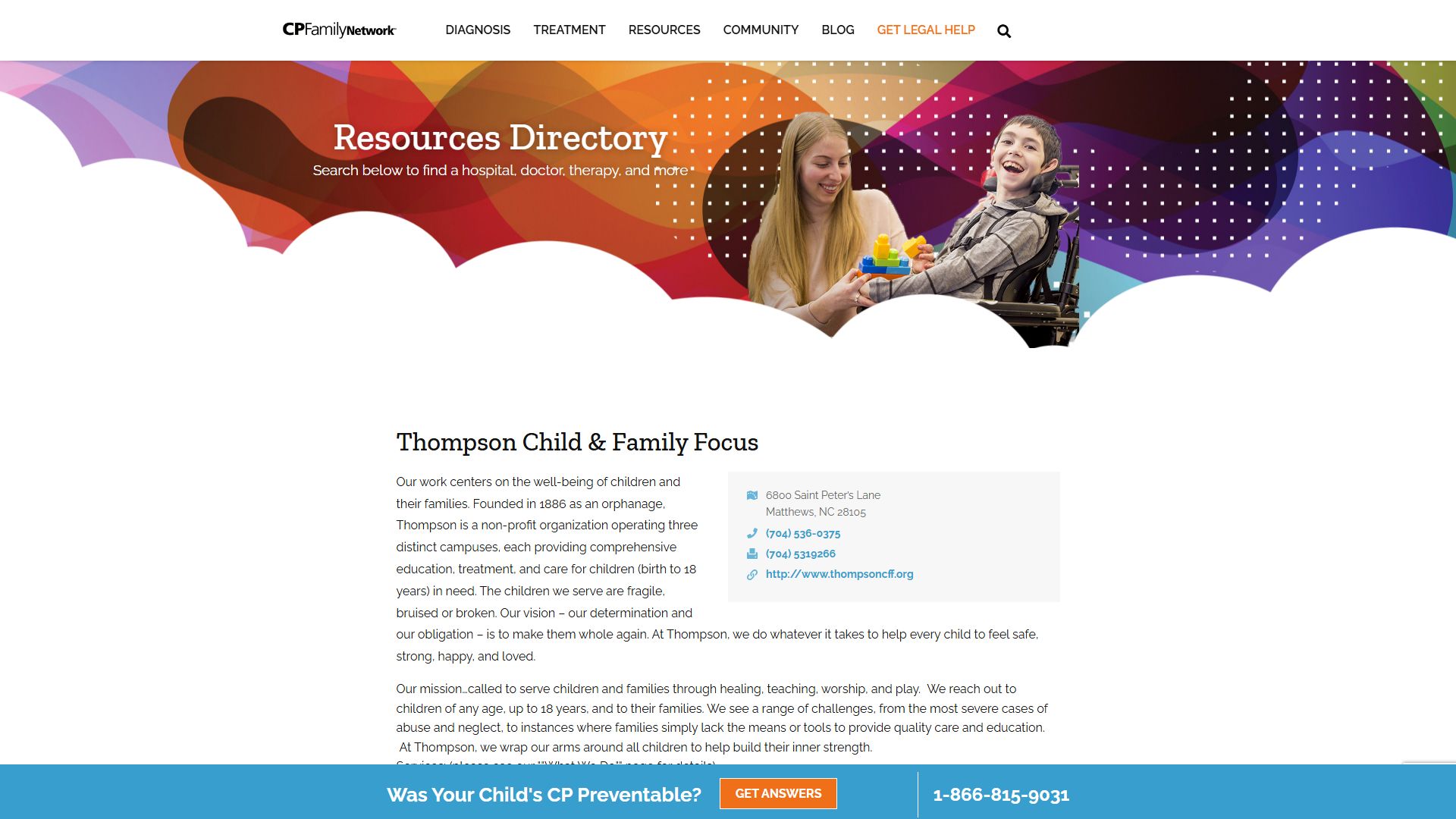 Thompson Child & Family Focus