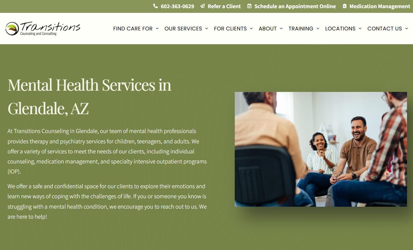 Transitions Counseling and Consulting Glendale, AZ
