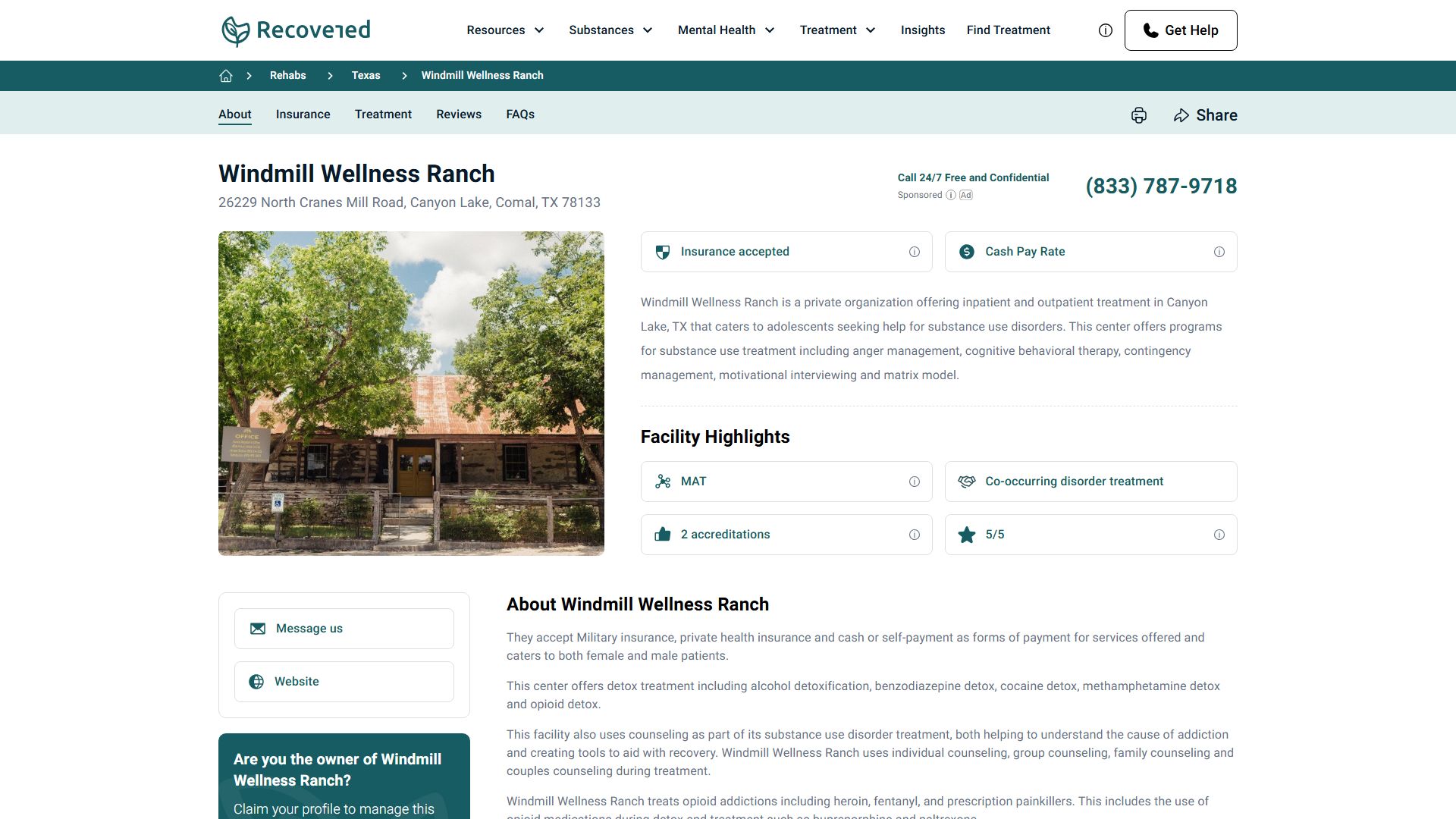 Windmill Wellness Ranch