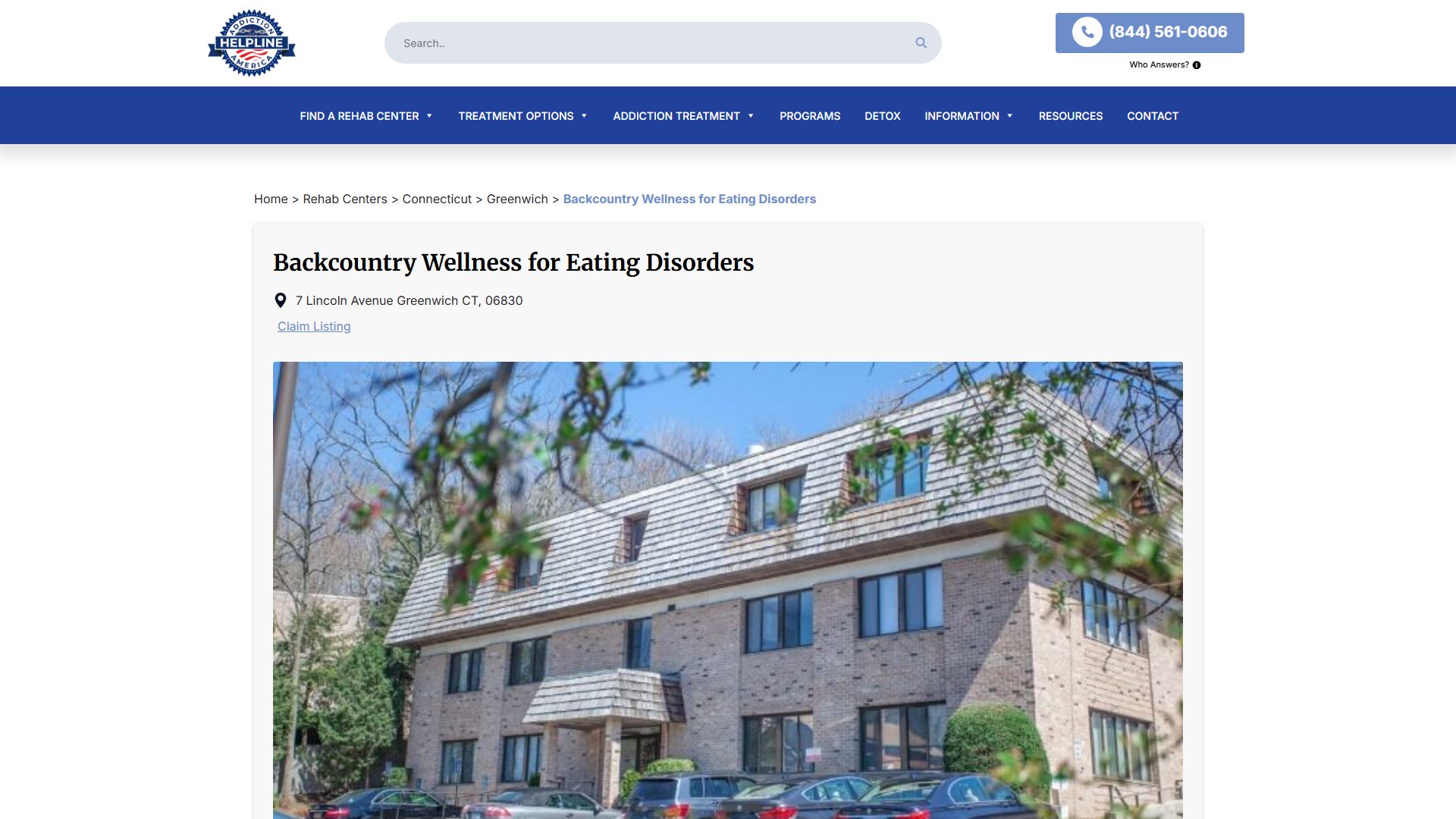 Backcountry Wellness for Eating Disorders