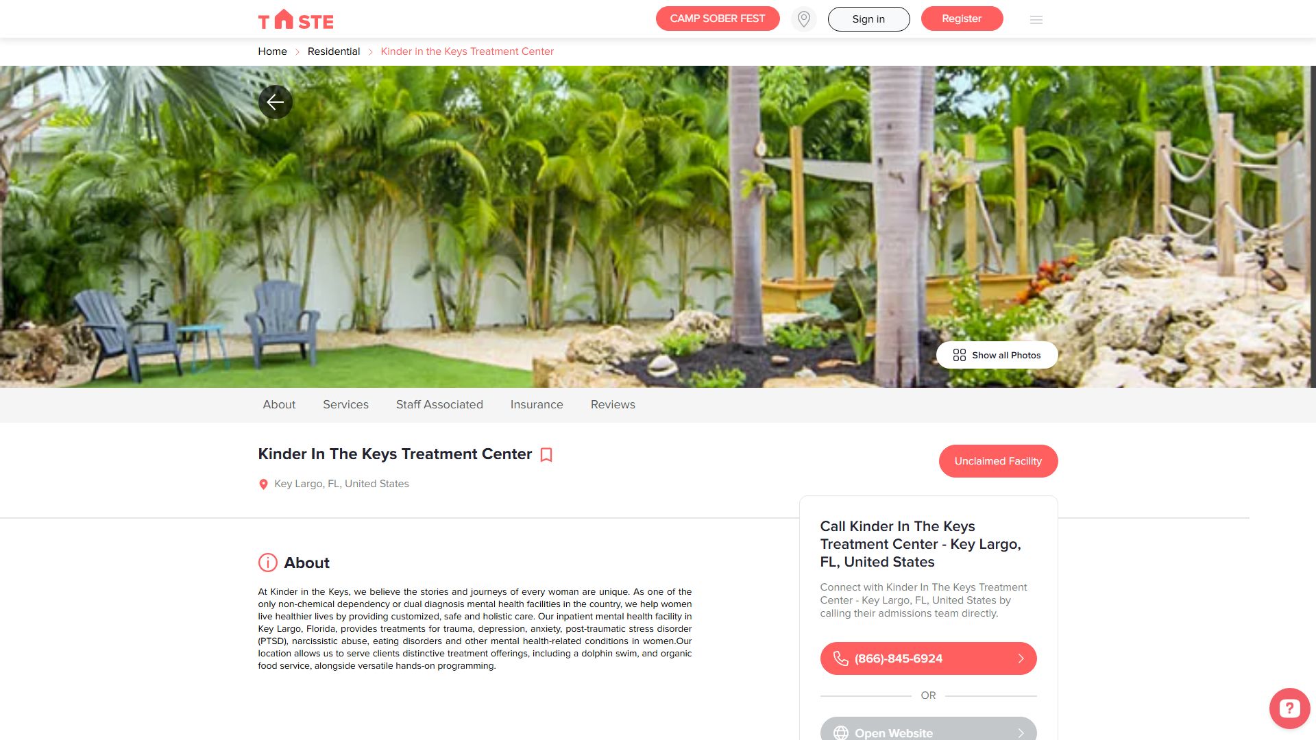 Kinder in the Keys Treatment Center