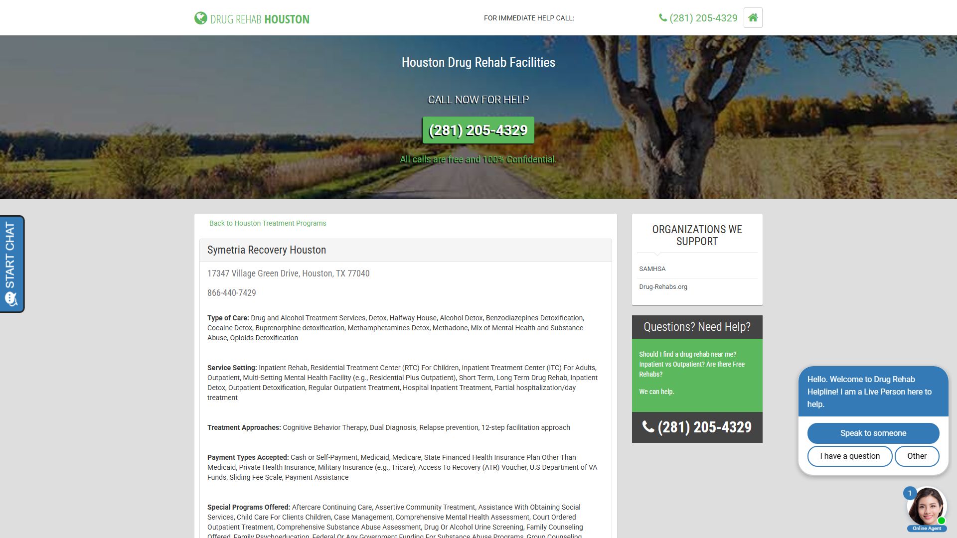 Symetria Recovery — Houston