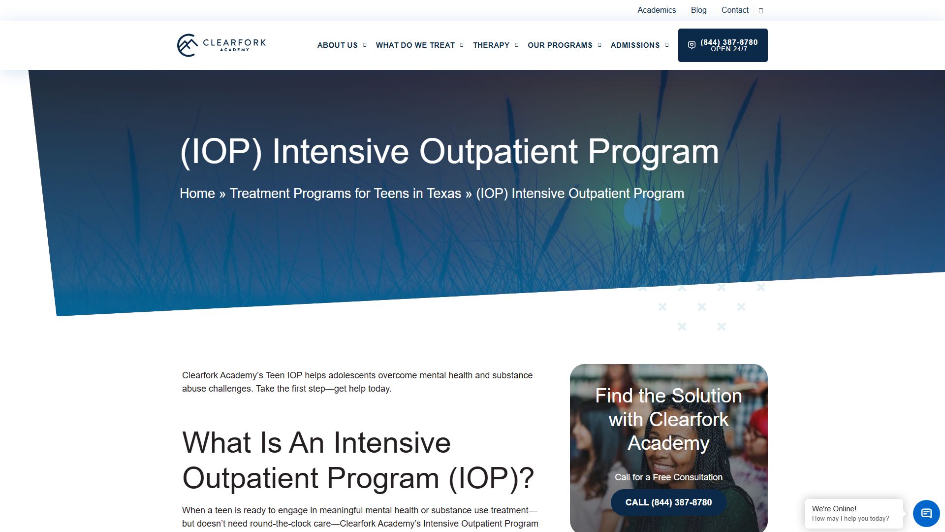 Clearfork Academy | Outpatient Program for Teens