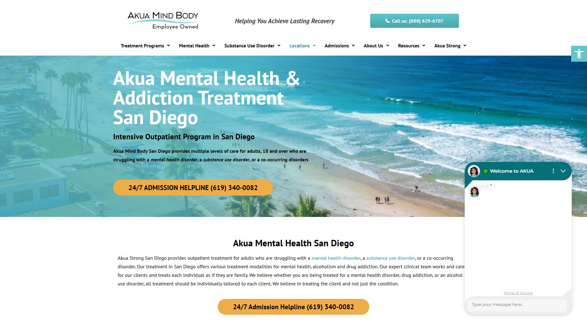 Akua Mind Body Detox Addiction Treatment San Diego
