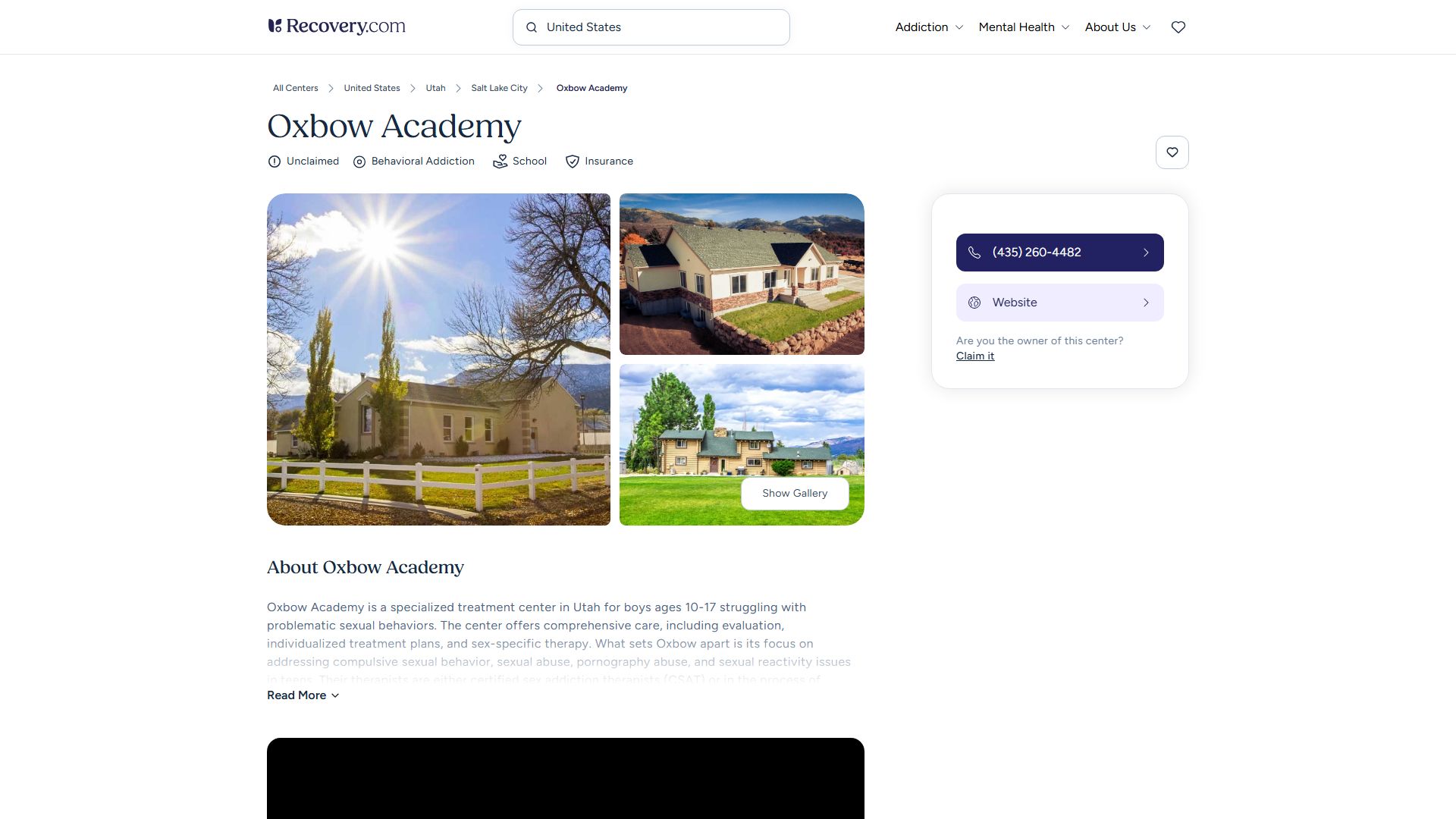 Oxbow Academy