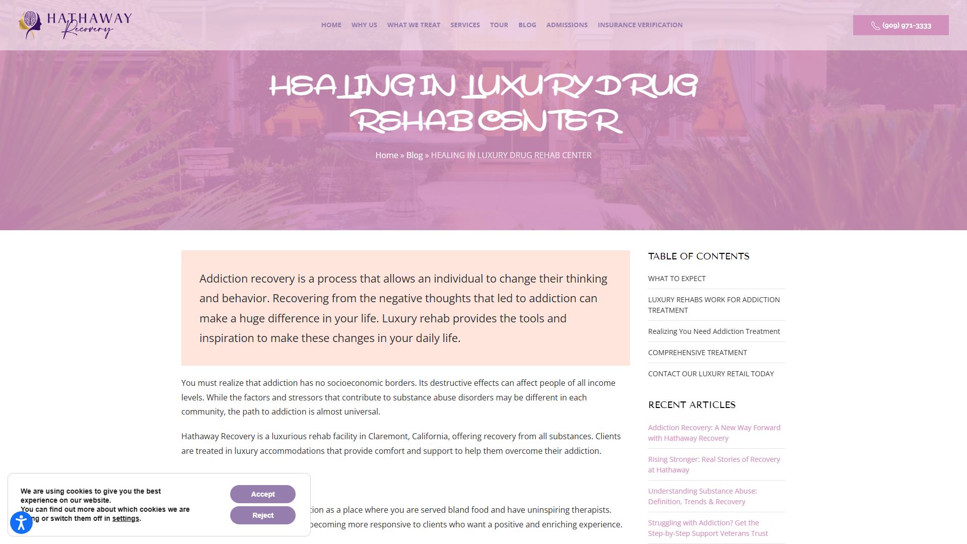Hathaway Recovery Luxury Drug & Alcohol Rehab