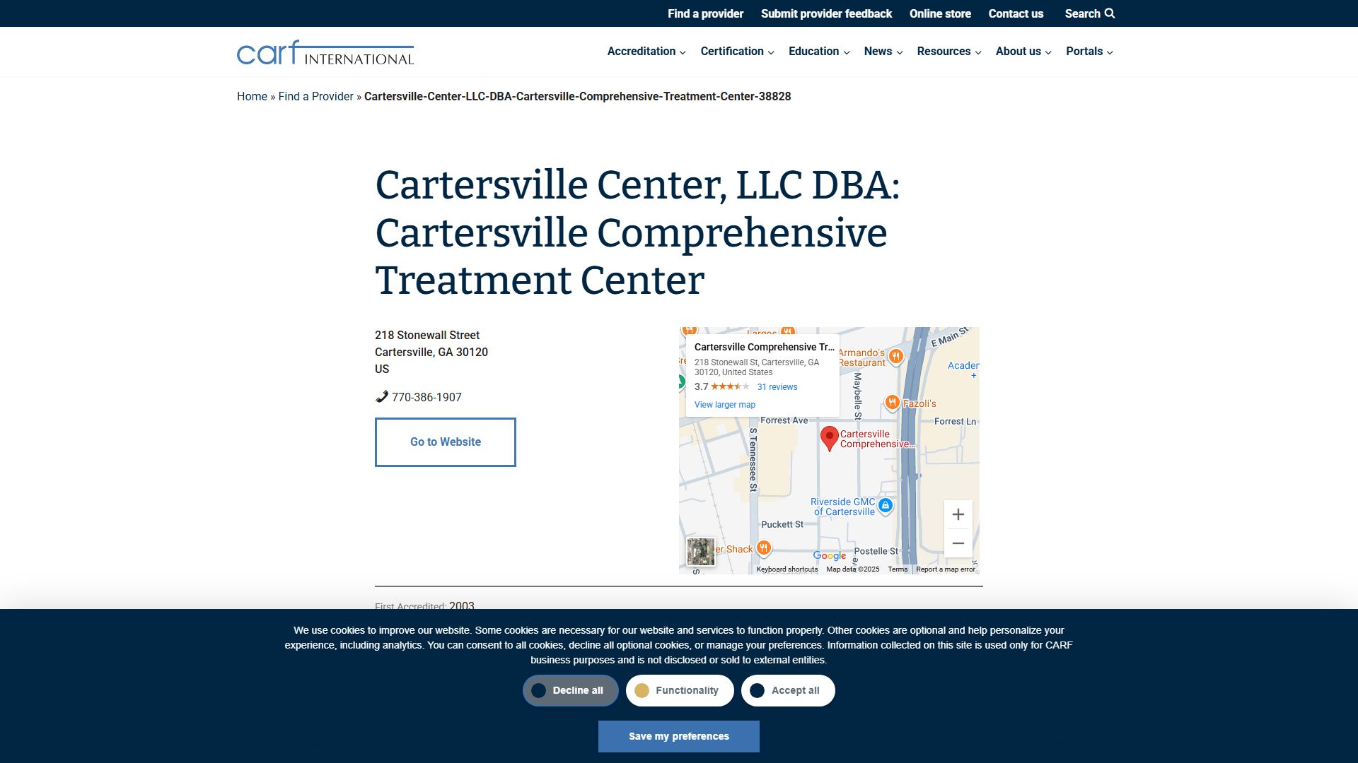 Cartersville Comprehensive Treatment Center
