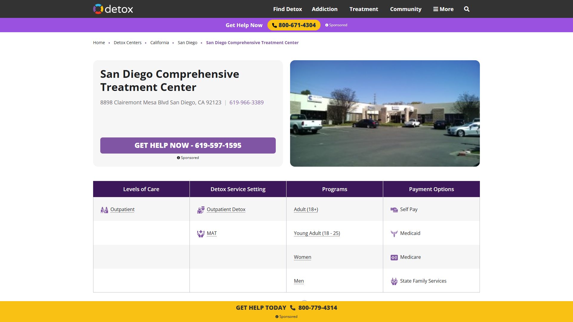 San Diego Comprehensive Treatment Center
