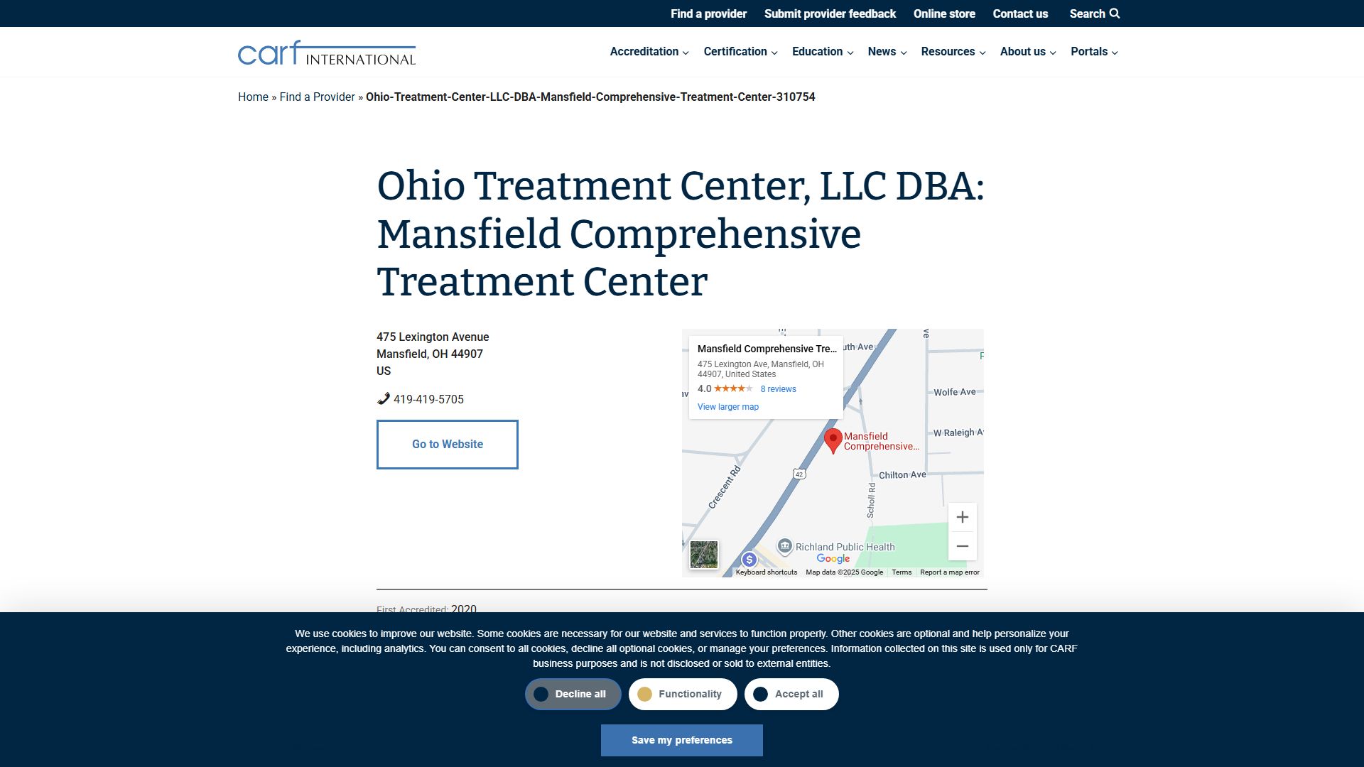 Mansfield Comprehensive Treatment Center