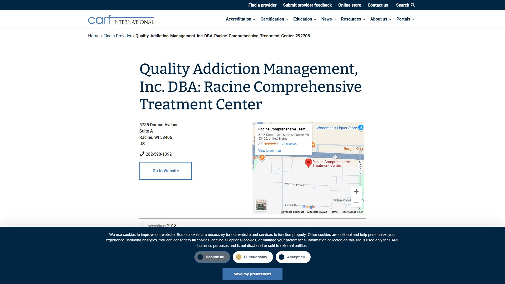 Racine Comprehensive Treatment Center
