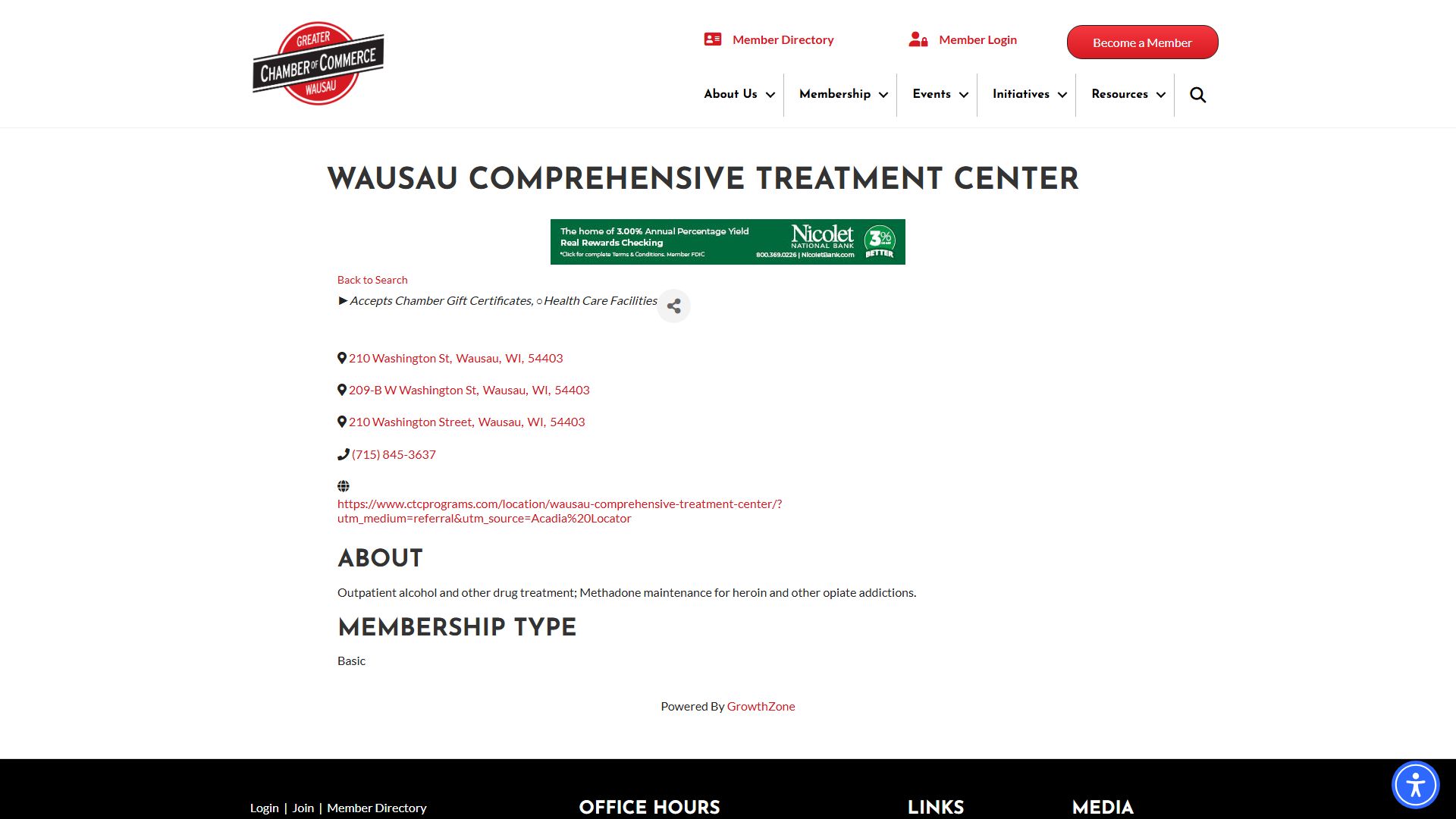 Wausau Comprehensive Treatment Center
