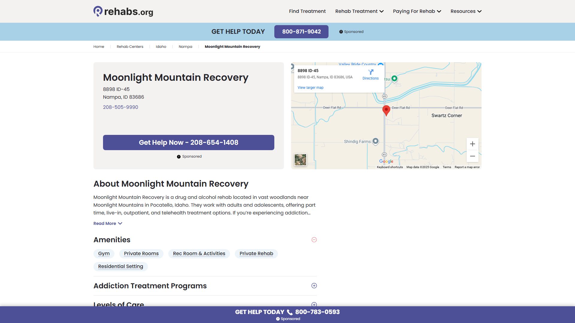 Moonlight Mountain Recovery - Nampa