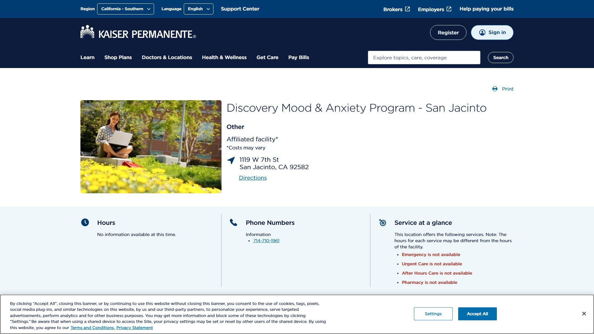 Discovery Mood & Anxiety Program