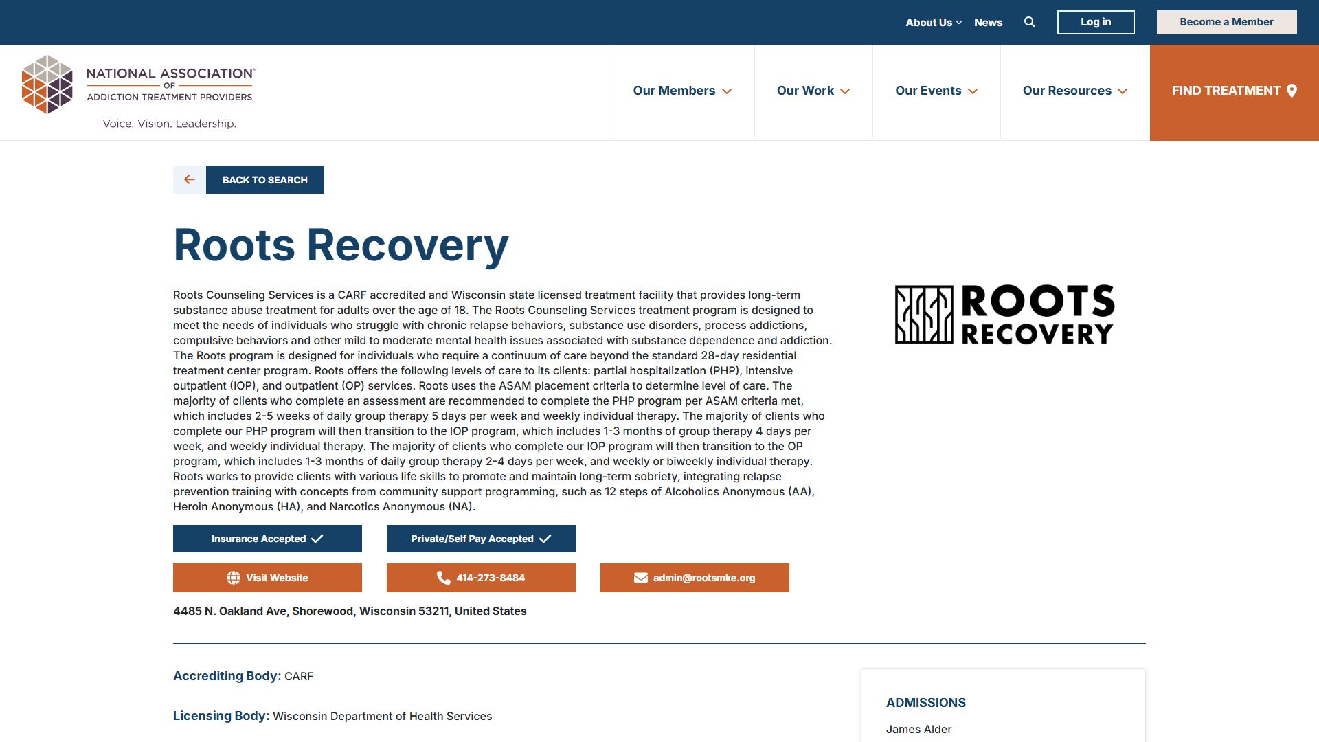 Roots Recovery