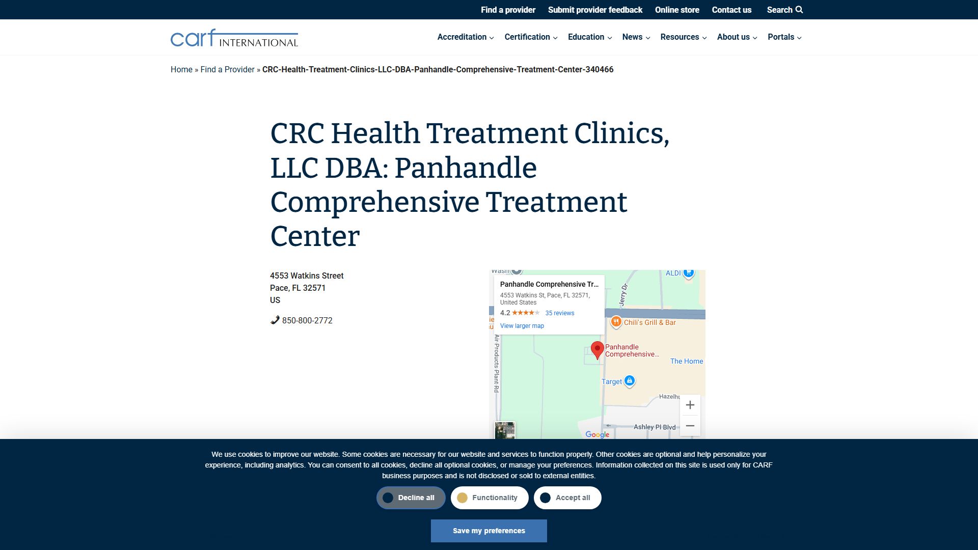 Panhandle Comprehensive Treatment Center